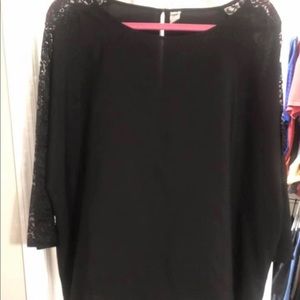 Black Lace Top from Old Navy